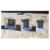 3 Unvented Gas Infra-Red Radiant Heaters