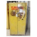 Smaller Yellow Safety Storage Cabinet 31½" x 65"