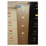 Beige 5 drawer Filing Cabinet