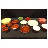 Pottery Dinnerware Pieces (14)