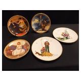 Norman Rockwell Plates (5)