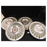 Hubcaps; (4); Fits 1967-1972 Ford Pickup; 15" dia
