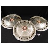 Cadillac Hubcaps (3); 16½" diam.