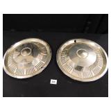 Hubcaps; (2); 14" diam.
