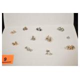 Periced Earrings/Studs (10 pr)