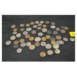 Assortment of Damaged Coins