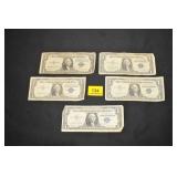 5 Silver Certificate US Dollars