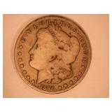 1890 CC Morgan Silver Dollar