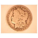 1886 O Morgan Silver Dollar