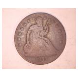 1877 Seated Liberty Half Dollar