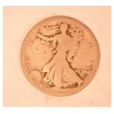 1916 D Walking Liberty Half Dollar