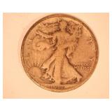 1917 D Reverse Walking Liberty Half Dollar