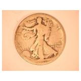 1917 S Reverse Walking Liberty Half Dollar
