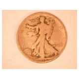 1918 D Walking Liberty Half Dollar