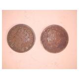 1883 (no cents) & 1894 Liberty "V" Nickel