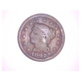1847 Large Cent