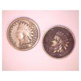 1859 & 1863 Indian Head Cents