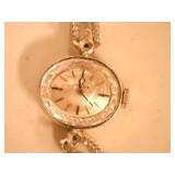 Ladies Omega 14K White Gold Wrist Watch