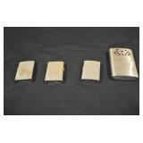 Vintage Zippo Lighters (3) & Jon-E Hand Warmer