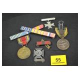 Vintage Military Medals & Bars