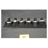 6 Rings, Most Marked Sterling