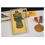 1960 Oklahoma Rifle Association Medal w/Bars