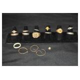 13 Rings, 3 Earrings