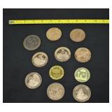 11 Texas History Medals