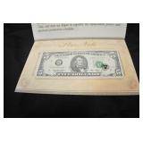 $5 Star Note -Presentation Folder & Plastic Sleeve