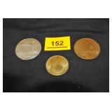 Worlds Fair Tokens (3)