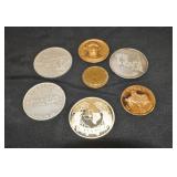 Texas Themed Medallions/Tokens (7)