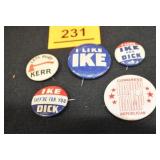 Vintage Political Pins (5)