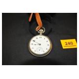 Elgin Salesman Sample Pocket Watch, Clear Back