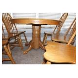 Table and 6 Chairs with 24" Leaf