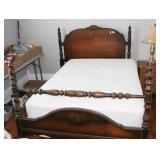 Full Sized Antique Head Board and Foot Board