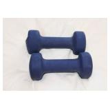 (2) 5 lb. weights