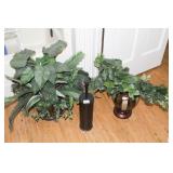 Decorative Plants/Toilet Scrubber
