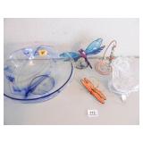 Bowl;Wax Warmer, Dragonfly Décor