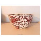 Red/White Large Mixing Bowl