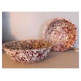 Red/White Mixing Bowl Set (2)
