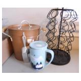 Ice Bucket w/scoop; Keurig K-Cup holder; Glass Mug