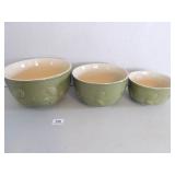 Pine Cone Mixing Bowl Set (3)