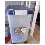 Rolling Plastic Cart with lid