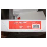 12 reams white Staples paper and tote