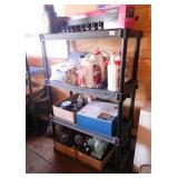 Plastic Shelving (No Contents)