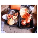 Thanksgiving Décor Ceramic Bowl, glass items