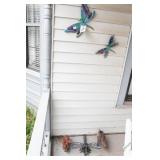 2 dragon flies and porch décor