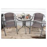 Outdoor Table and 2 Chairs