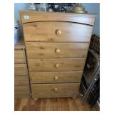 5 Drawer Dresser Top Drawer is arched