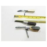 3-pocket knives
